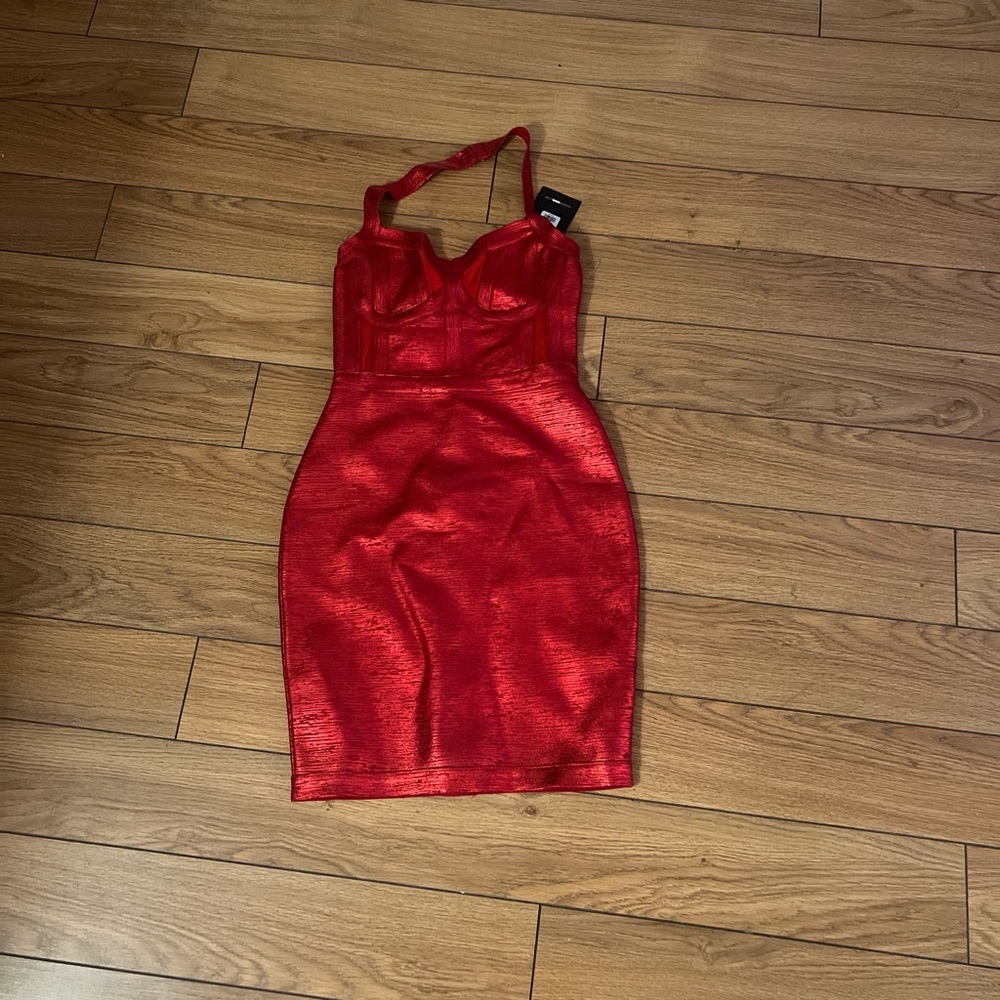 Red Bustier Dress